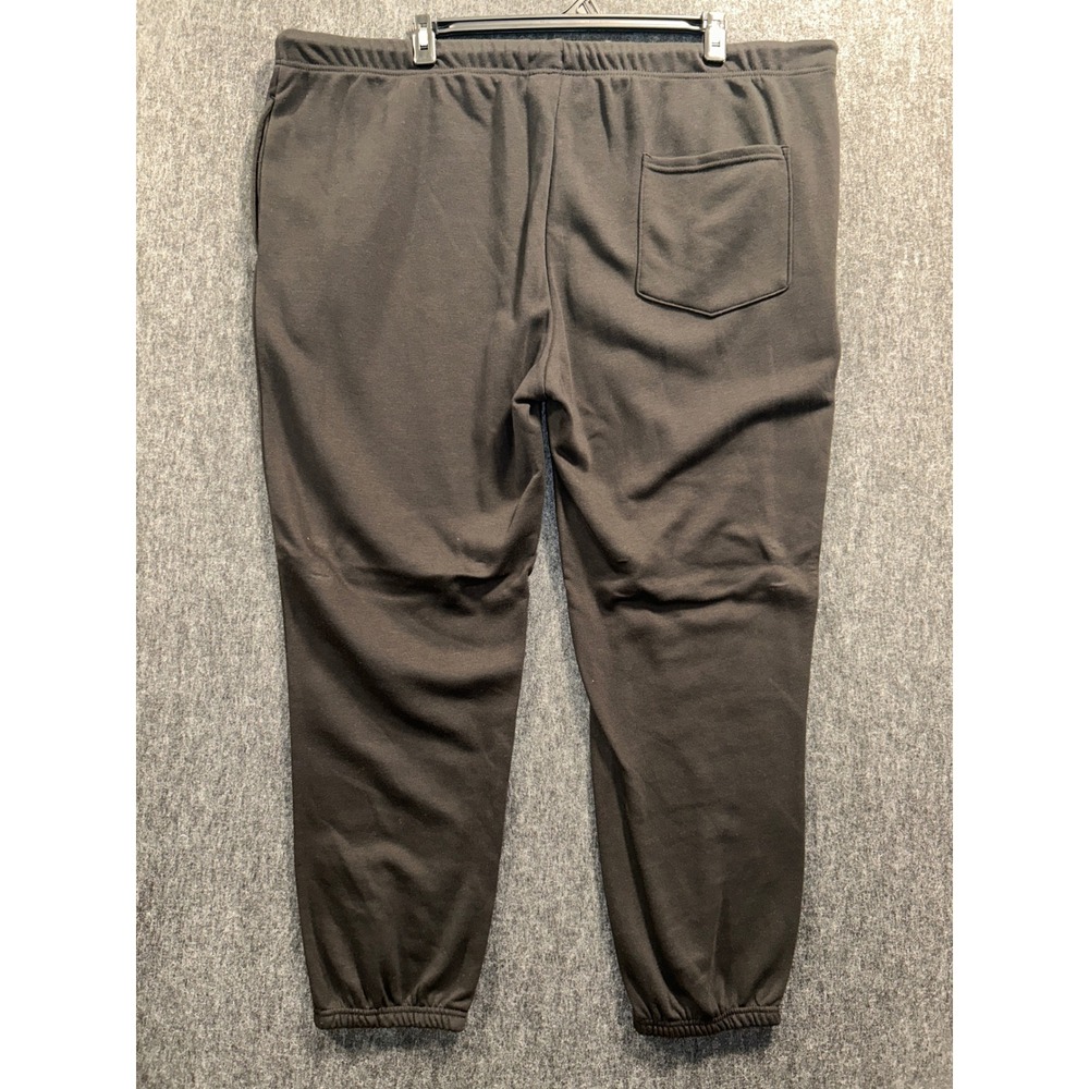 No Boundaries Fleece Joggers Mens 3XL Black New Drawstring Elastic Cuff Pants - Picture 2 of 9